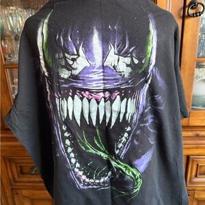 Marvel Black Crew Neck Tee -Venom